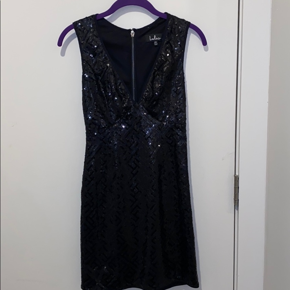 Lulus black occasion dress